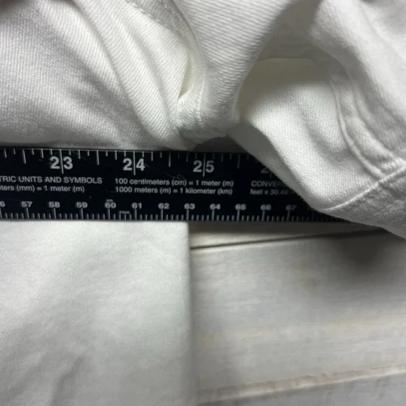 Talbots Denim Jean Jacket Womens 3X White Short Sleeve Button Down New NWT - Picture 12 of 13